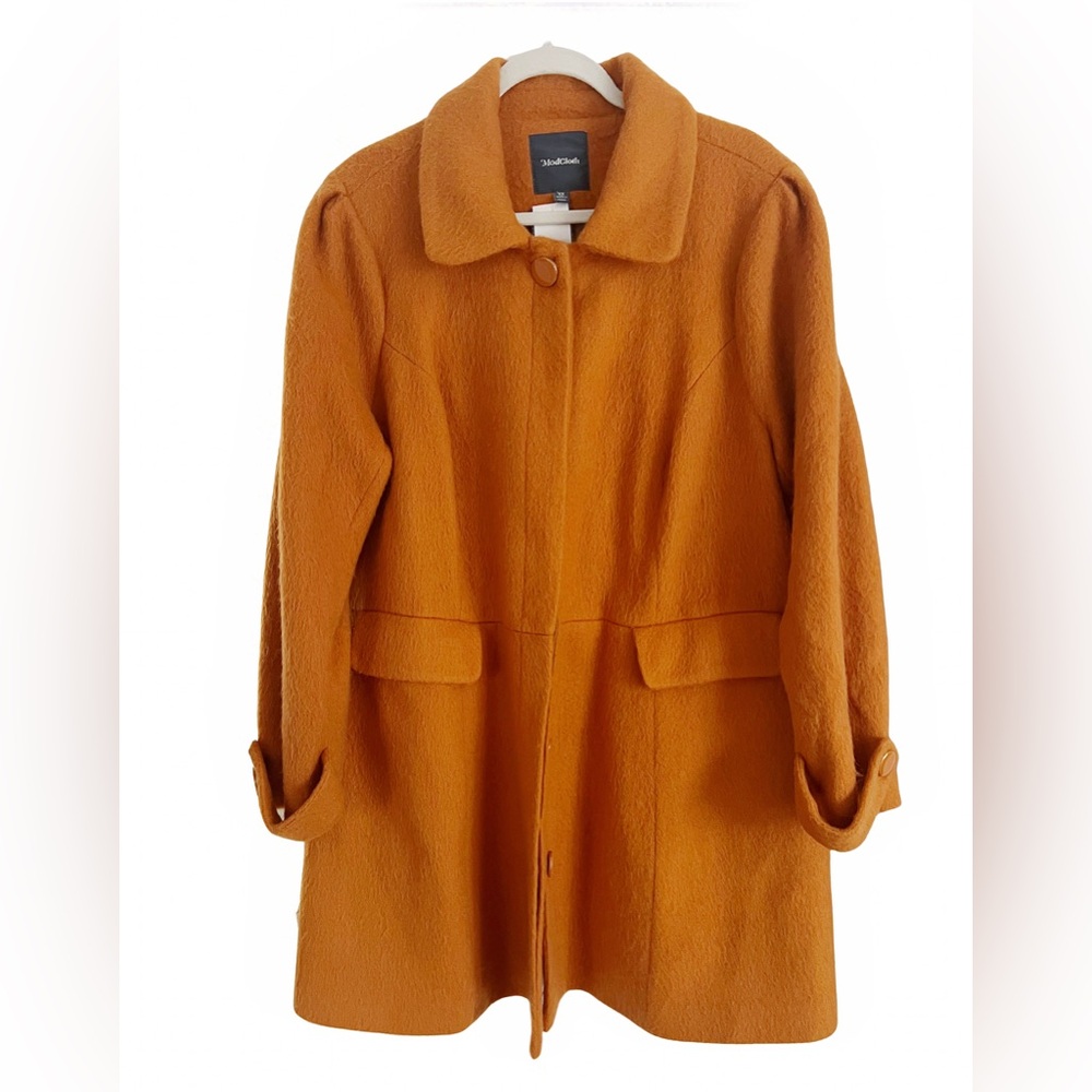 ModCloth Orange  Peacoat